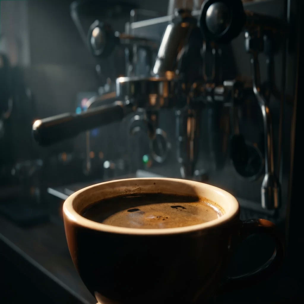 Espresso neden yanık tadı verir, koyu crema ve aşırı ekstraksiyon örneği