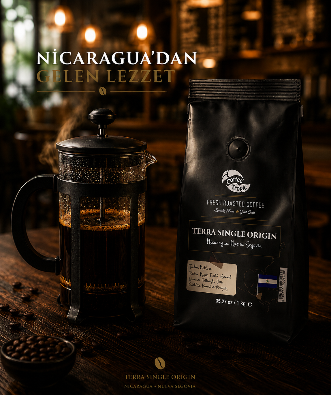 Terra Single Origin Nicaragua Nueva Segovia - Görsel 2